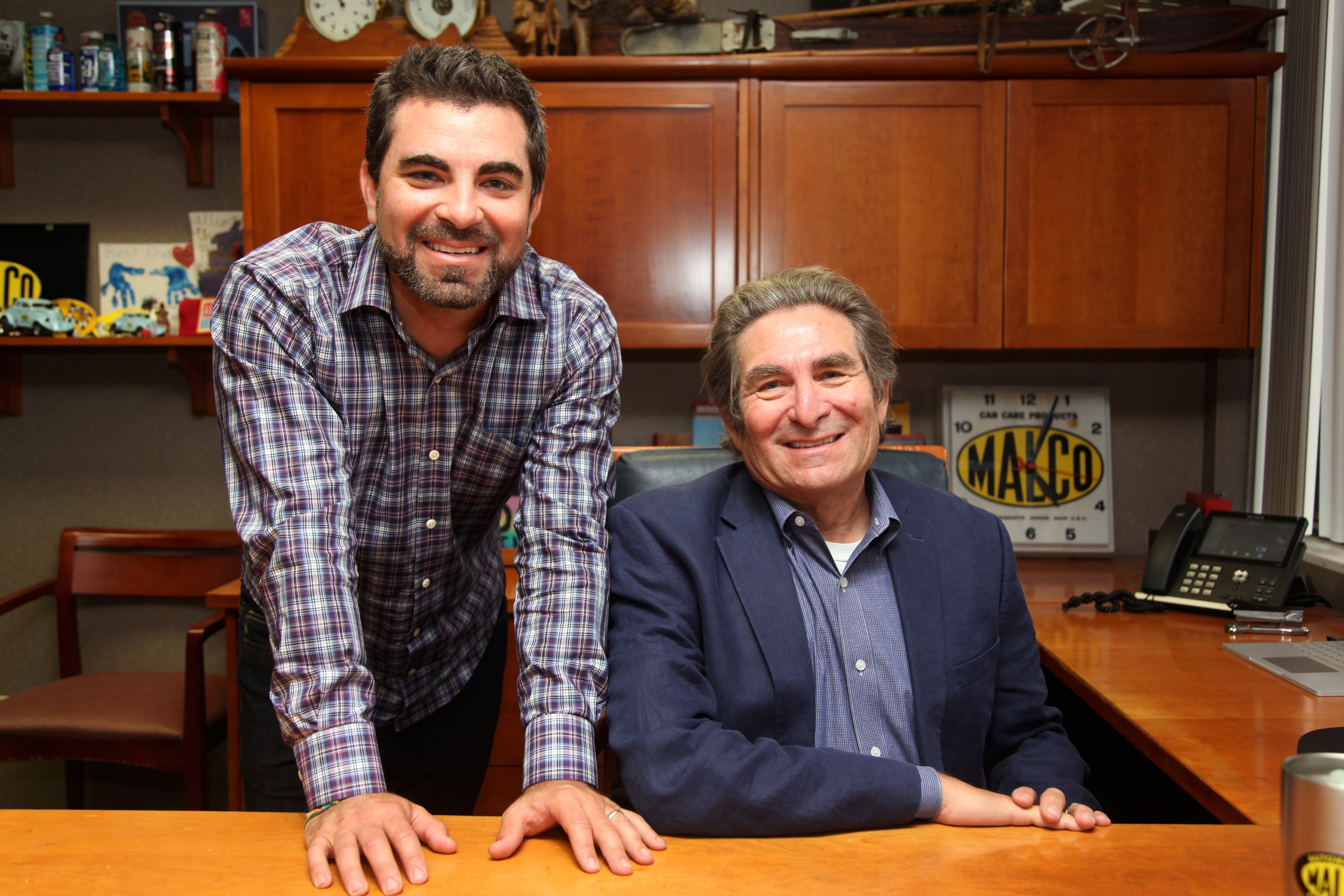 two men posing for a picture (Stuart Glauberman and Seth Glauberman)