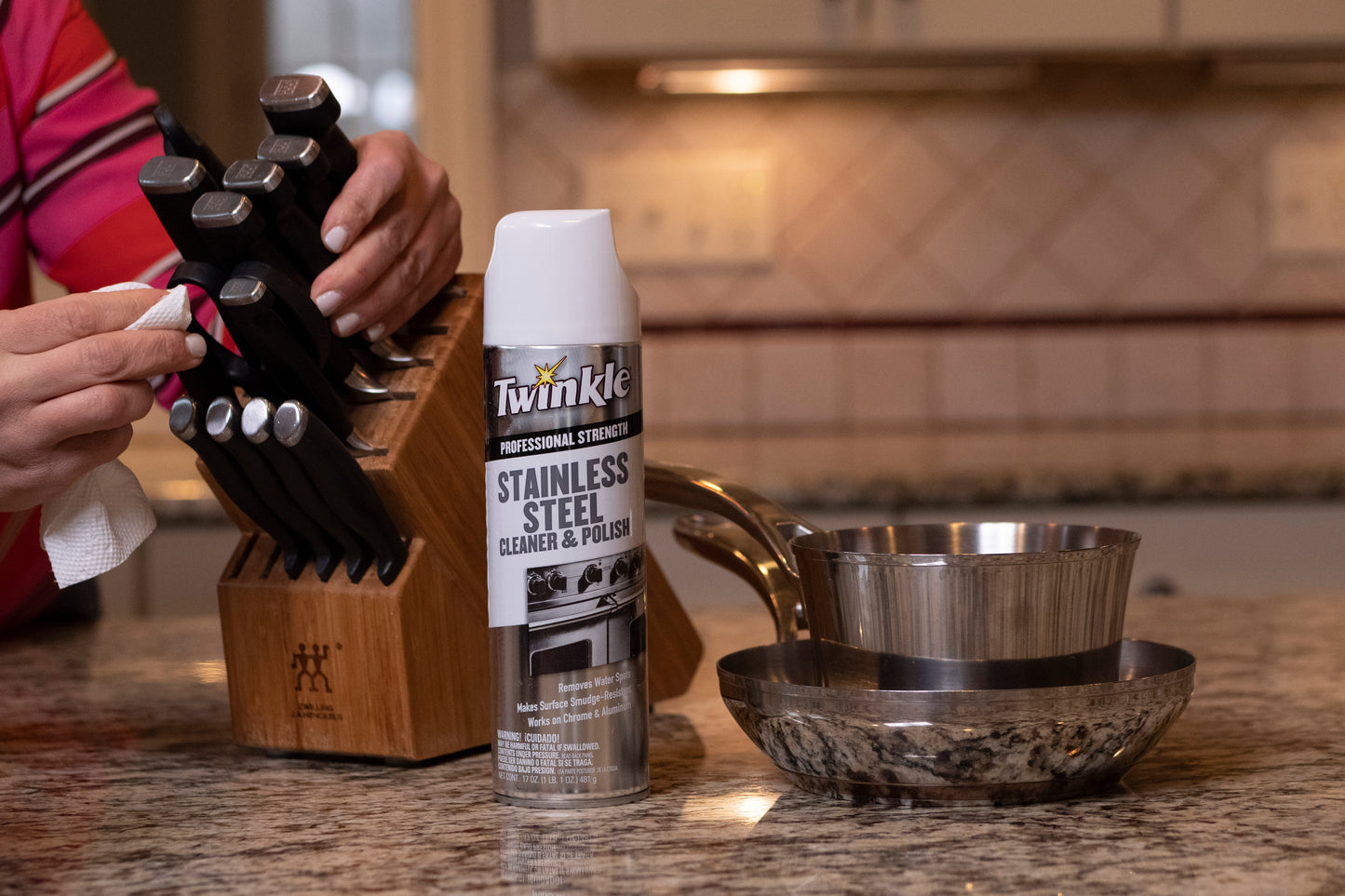 Twinkle® Stainless Steel Cleaner & Polish - Aerosol