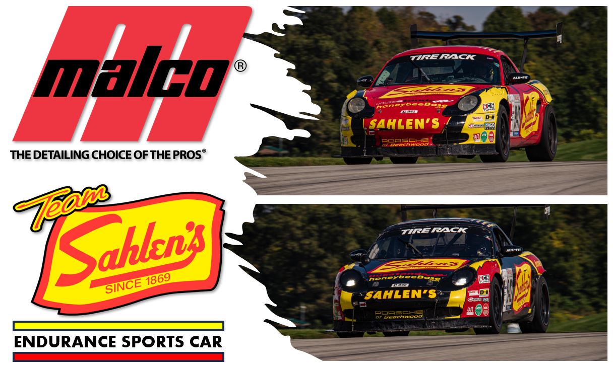 Team Sahlen and Malco® Automotive Partner to Make their Porsche Endurance Racers Shine On and Off the Track