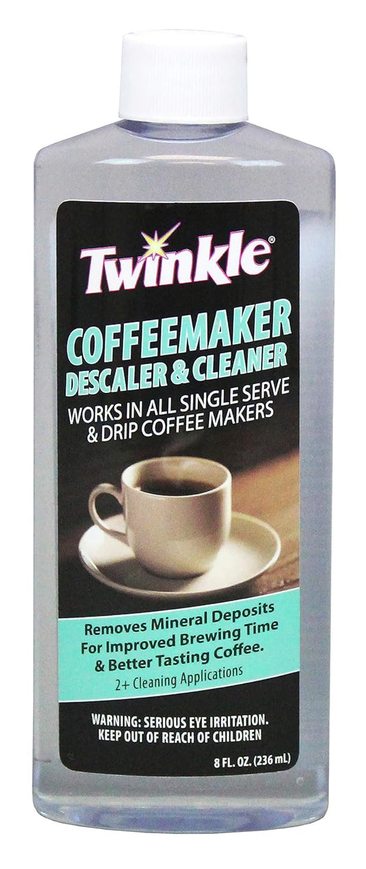 Twinkle Coffeemaker Cleaner & Descaler bottle