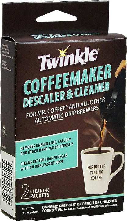 Twinkle Coffeemaker Cleaner & Descaler Box